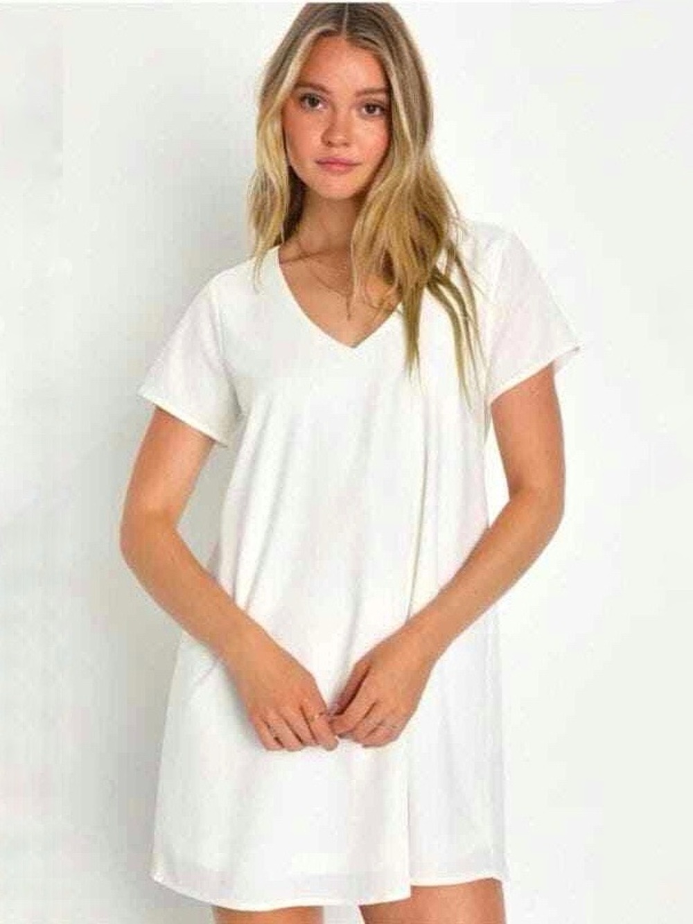 Lulus Freestyle White Shift Dress Size Small